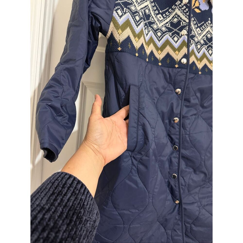 Anthropologie Fairisle Mix Liner Jacket - Picture 9 of 10